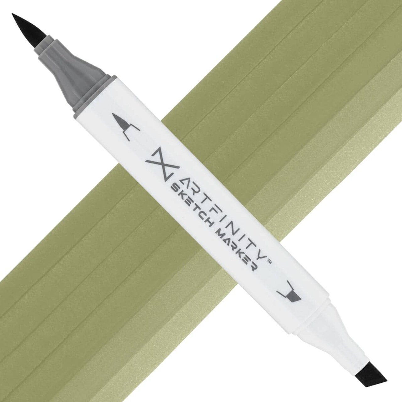 Artfinity Sketch Markers - Grayish Olive G8-5, Vibrant, Professional, Dye-Based Alcohol Markers for Artists, Drawing, Travel, & More